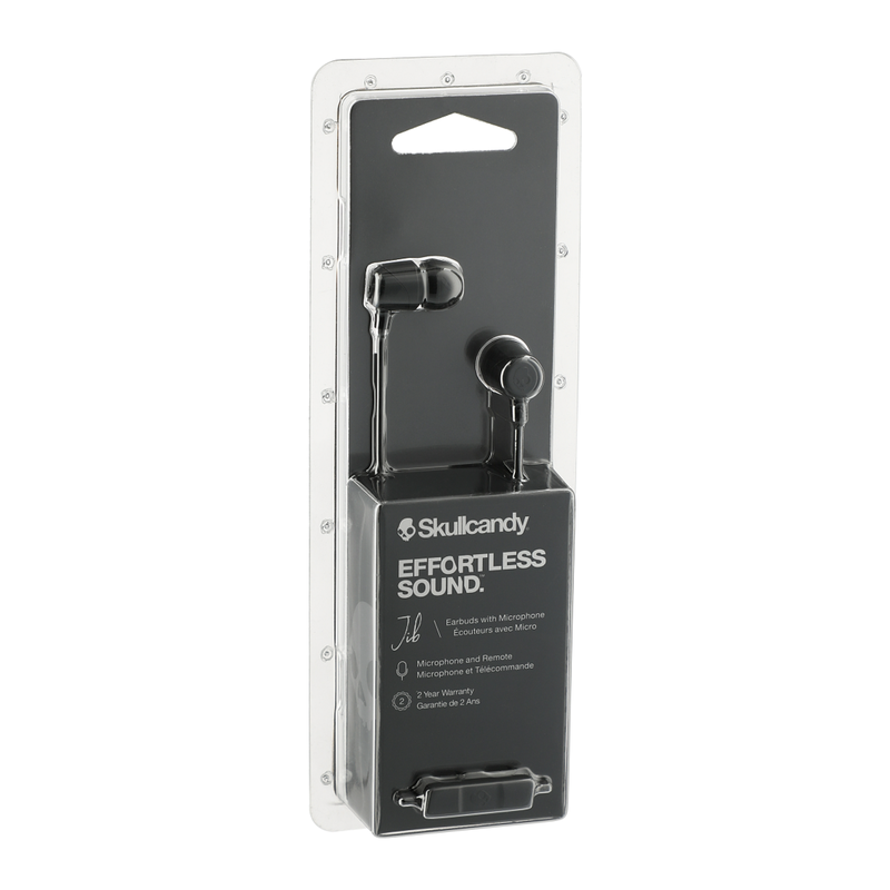 Skullcandy Jib Wired Earbuds with Microphone - Black