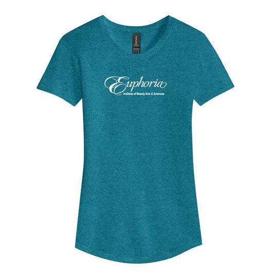 EUPHORIA Ladies Softstyle® Tri-Blend Short Sleeve Tee - Heather Teal