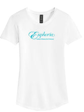 Load image into Gallery viewer, EUPHORIA Ladies Softstyle® Tri-Blend Short Sleeve Tee - White
