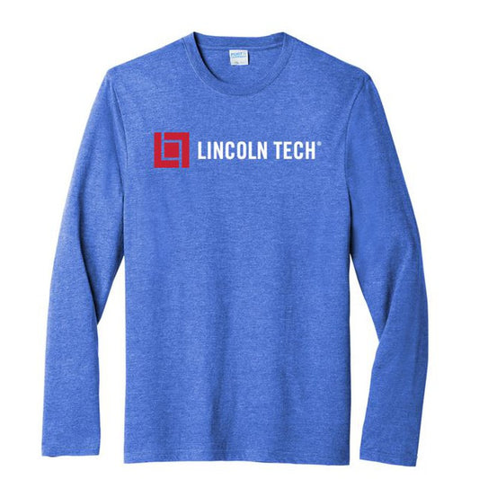 LINCOLN TECH MEN'S Tri-Blend Long Sleeve Tee - Royal