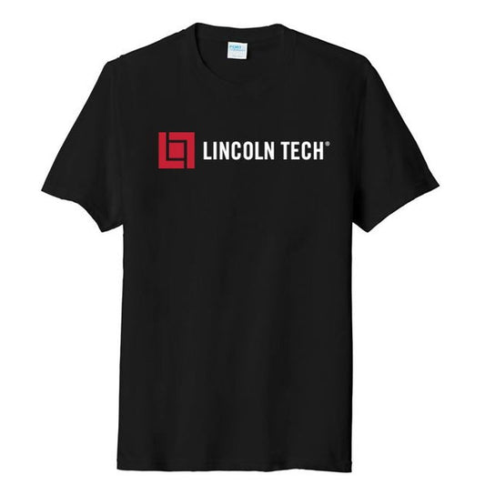 LINCOLN TECH MEN'S Tri-Blend Horizontal Tee - Black