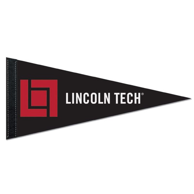 Lincoln Tech 18" Pennant - Black