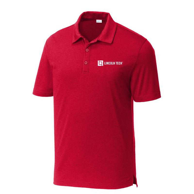 LINCOLN TECH MEN'S Strive Polo - Deep Red