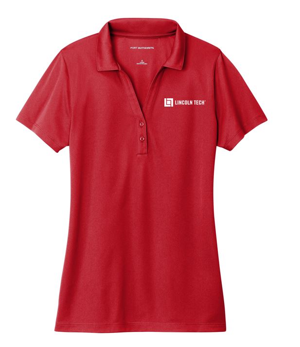 Ladies Recycled Performance Polo - RED